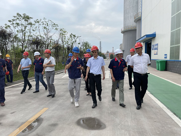 省生態環境廳副廳長到建材公司調研